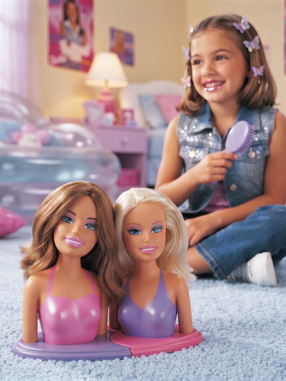 Mattel Barbie Fashion Fever Trend Friends 2006 Teresa Barbie Styling Heads Y2K